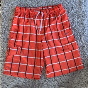 Nike swim‎ orange/white shorts